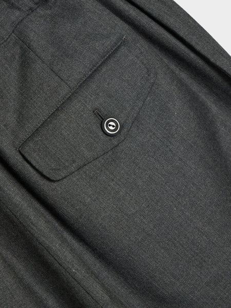 Plaid Cuff Trouser, T. Charcoal