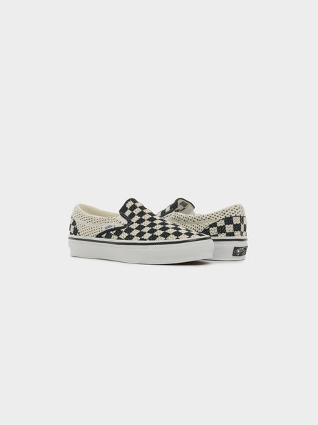 U LX Classic Slip-On 98 EK, Checkerboard Black / Marshmallow