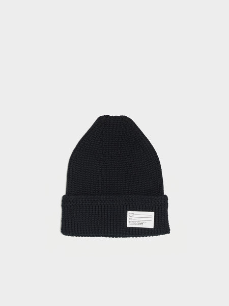 Knit Beanie, Black