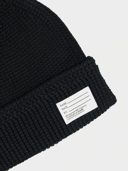 Knit Beanie, Black