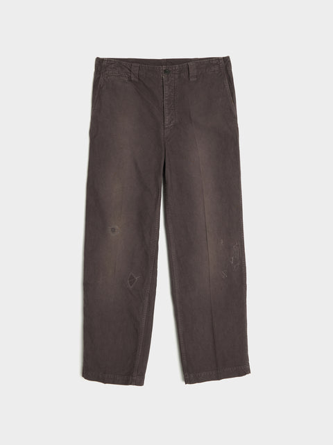 Wide Chino Pants Crash, Black