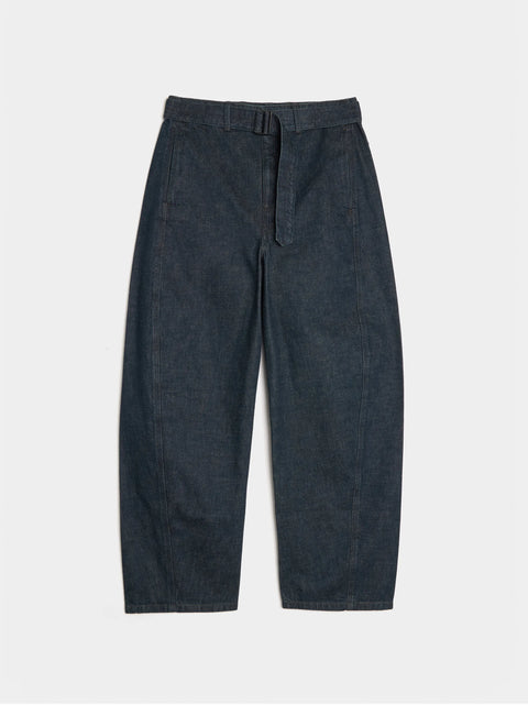 Twisted Belted Pants II, Denim Indigo