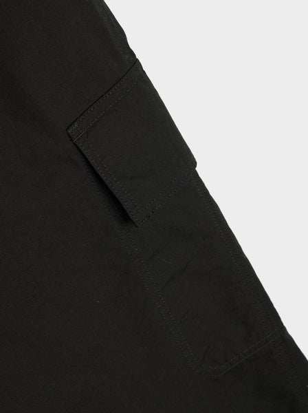 A-Side Tuck Pants, Black