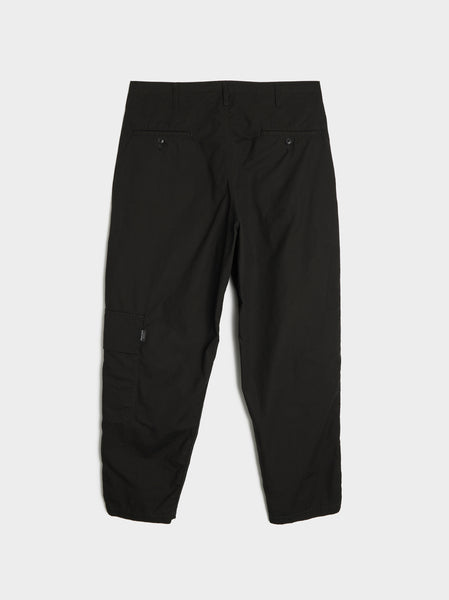 A-Side Tuck Pants, Black