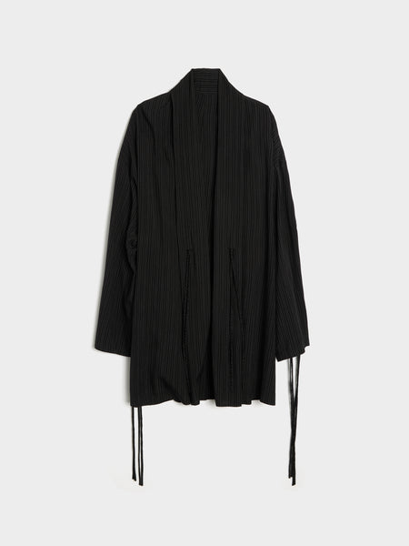 Thin Stripe Jacket, Black