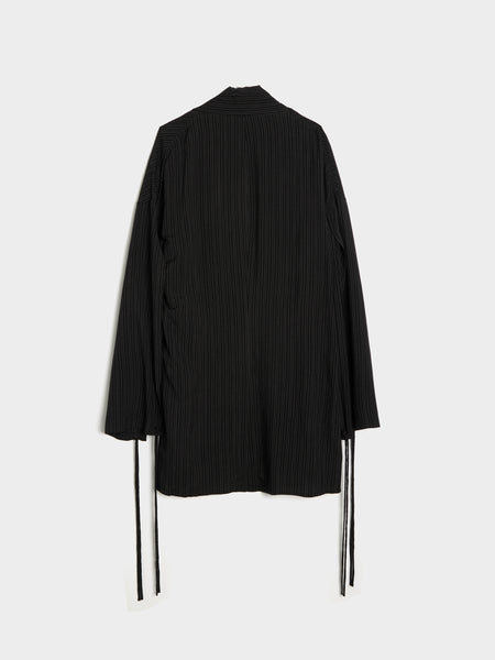 Thin Stripe Jacket, Black