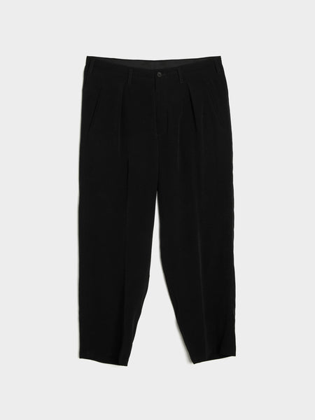 1 Tuck Pants, Black