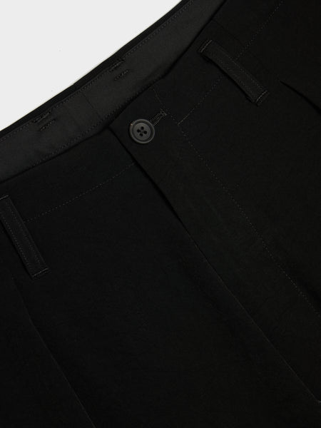 1 Tuck Pants, Black