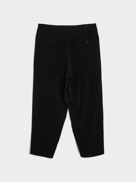 1 Tuck Pants, Black