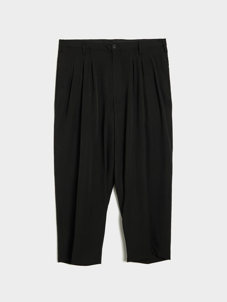 12 Tucks Pants, Black