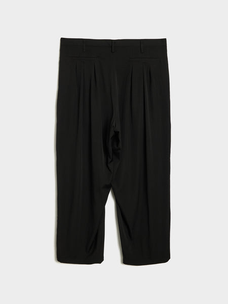 12 Tucks Pants, Black