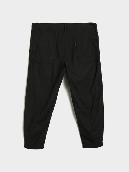 Hem Zip Painter Pants, Black