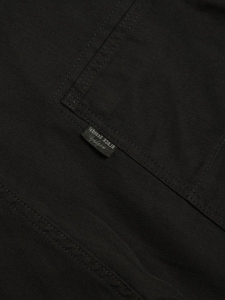 Hem Zip Painter Pants, Black