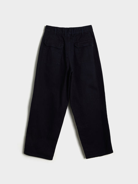 Side Tape Detail Pants, Indigo