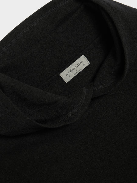Hooded Long SLV T, Black