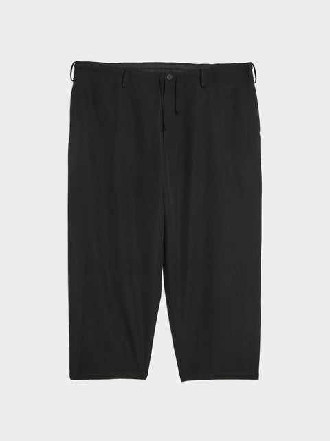 Army Gabardine String Pant, Black