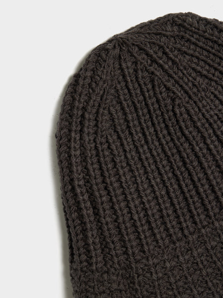 Knit Stitch Hat, Grey