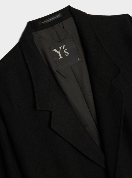 U-Tailored Coat, Black