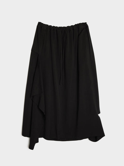 I-Left Holed Skirt, Black