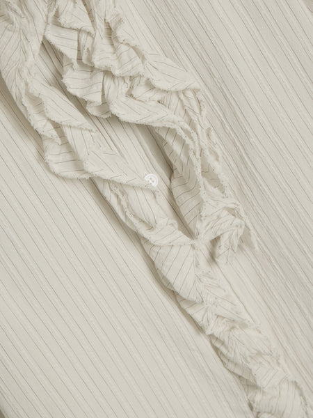 KO-Untrimmed Frill B, Off White