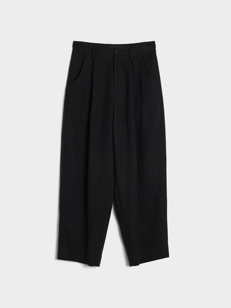 U-1 Tuck Wide Pant, Black