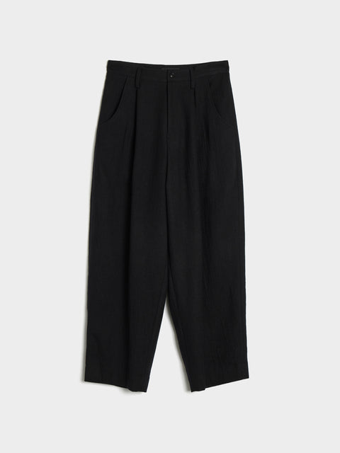 U-1 Tuck Wide Pant, Black