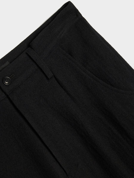 U-1 Tuck Wide Pant, Black