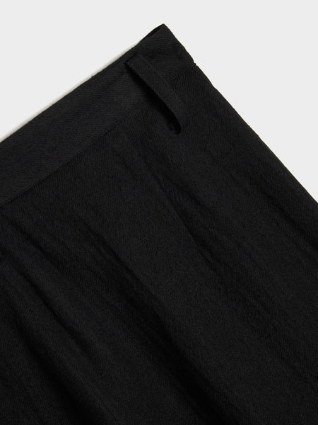 U-1 Tuck Wide Pant, Black