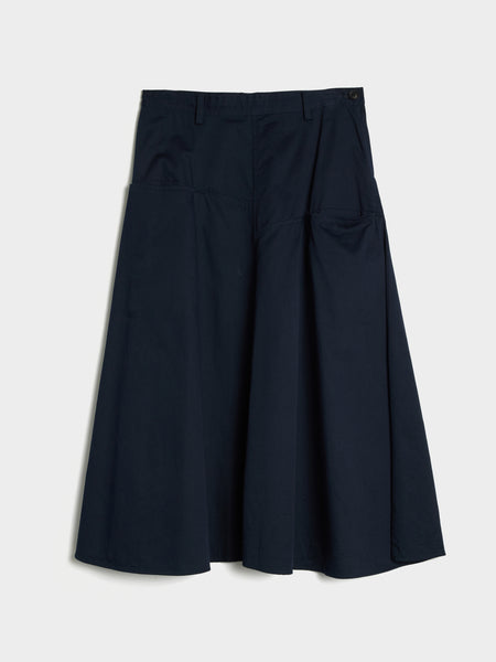 Front Panel Pocket Skirt, Navy