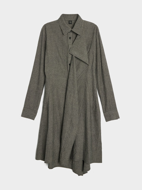 U-Drape Shirt D, Grey