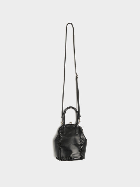 Mini Bag w/ Clasp, Black