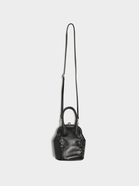 Mini Bag w/ Clasp, Black