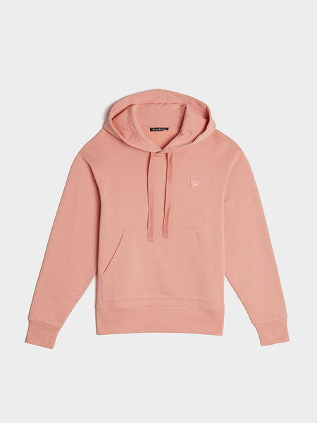 Ferris Face Hooded Sweatshirt, Pale Pink