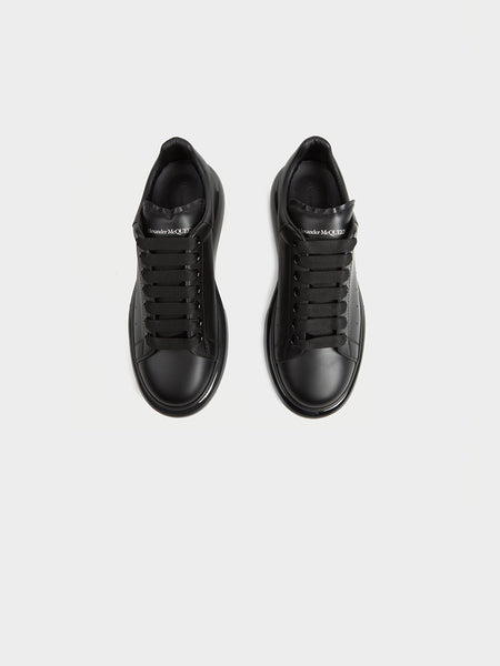Oversized Sneaker Clear Sole, Black / Black