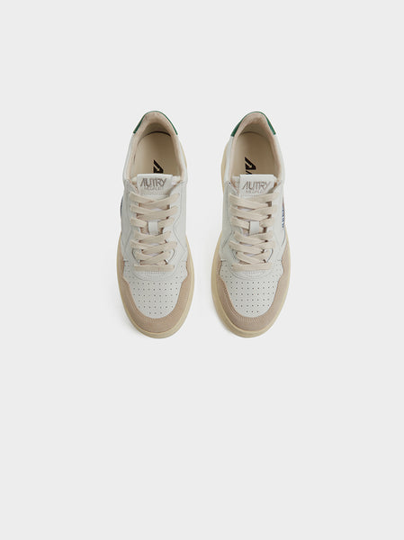 M Medalist Low Suede, Leat / Suede White