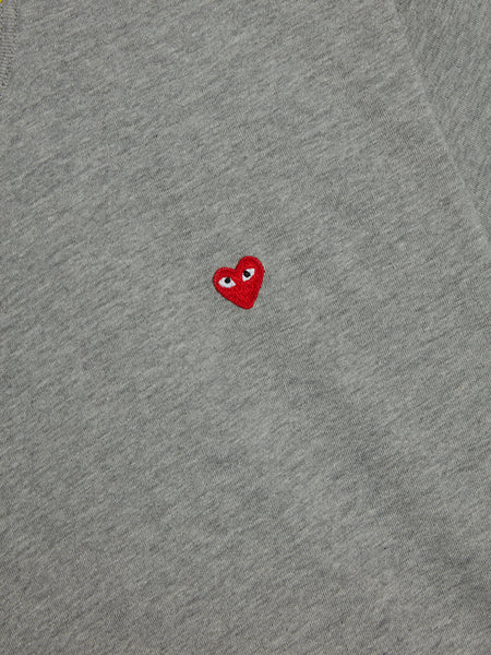 Men Mini Heart T-Shirt, Grey