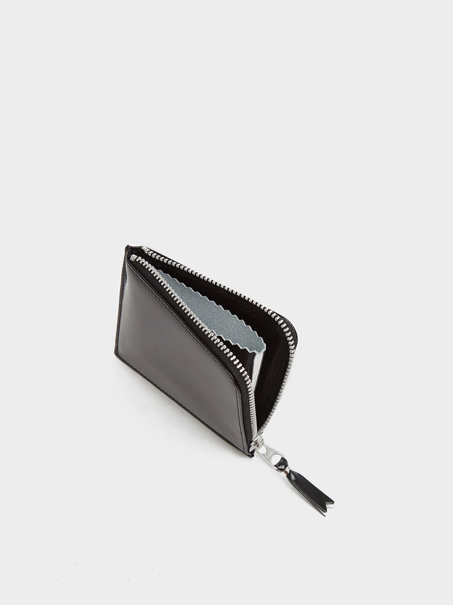 Mirror Inside Silver SA3100MI-2 Zip Wallet | Comme des Garcons