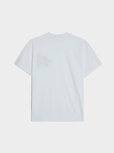 Jersey 3 Embroidery Pattern B T-Shirt, White