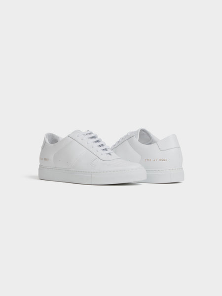Bball Low In Leather , White