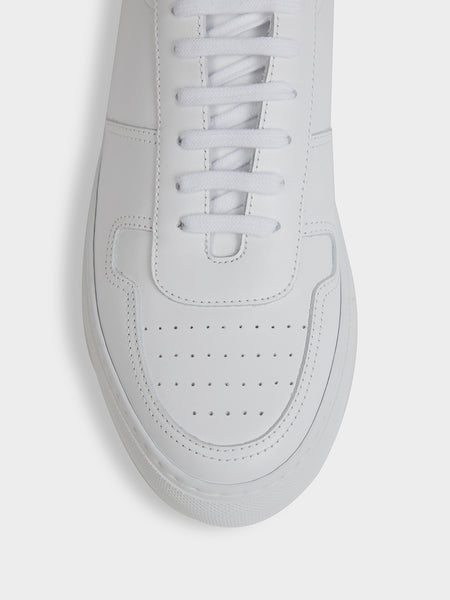 Bball Low In Leather , White
