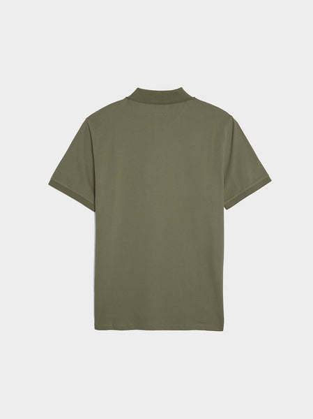 Stretch Piquet Polo Shirt, Bronze Green