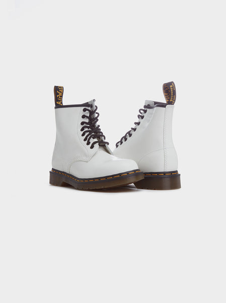 1460 Smooth Leather Lace Up Boot, White
