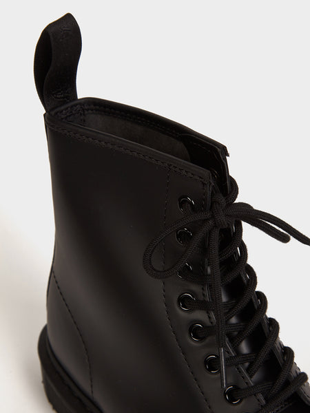 1460 Mono Smooth Leather Lace Up Boot, Black