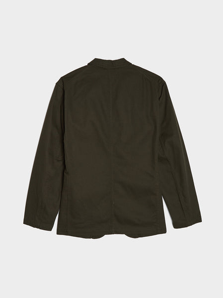 Cotton Heavy Twill Bedford Jacket, Olive