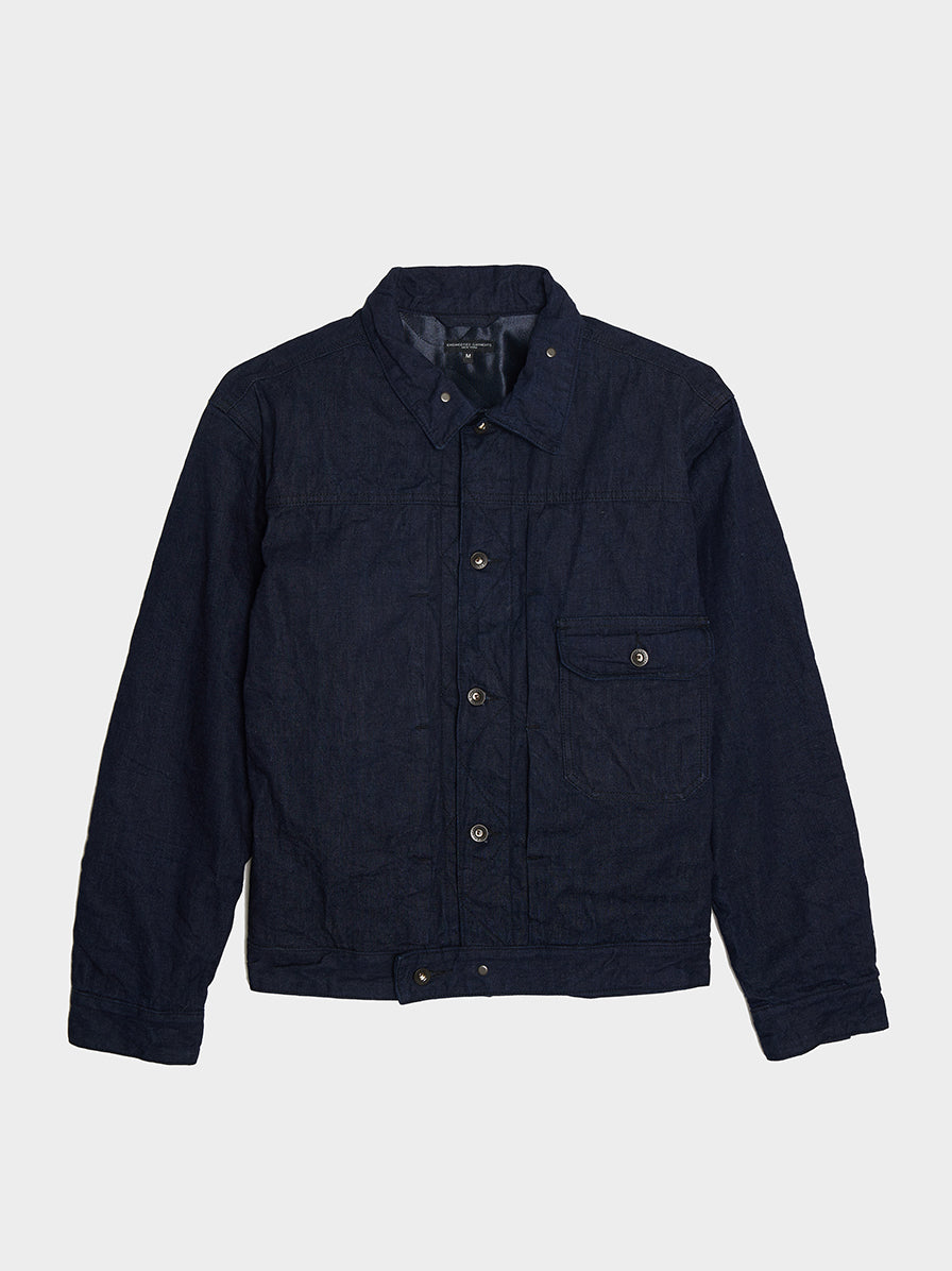 October’s Very Own New Monogram Denim Trucker Jacket Washed Indigo Small