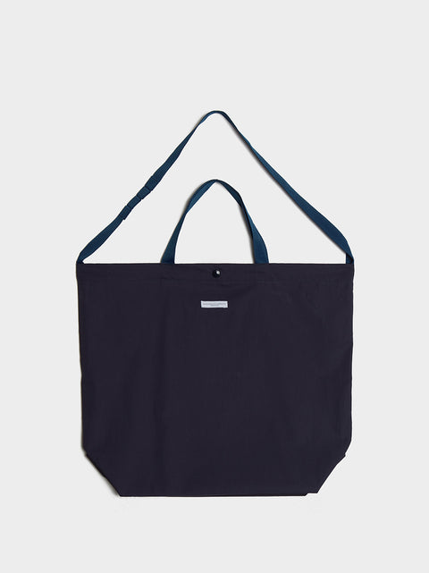 Cotton Duracloth Poplin Carry All Tote, Navy