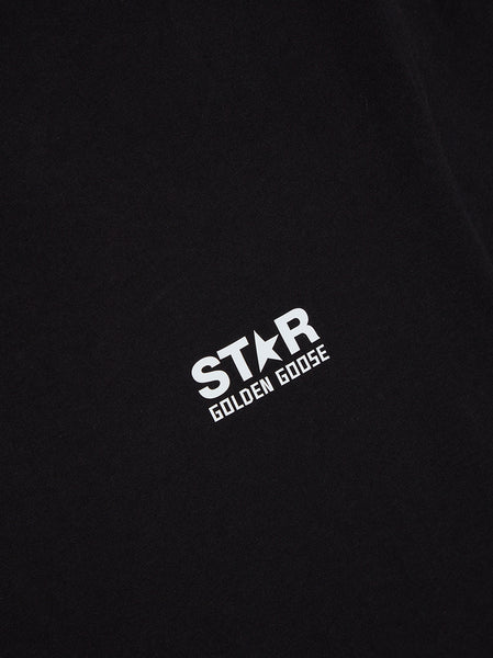 Big Star Back SS T-Shirt, Black / White
