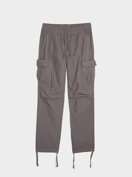 Back Sateen Cargo Pants, Charcoal