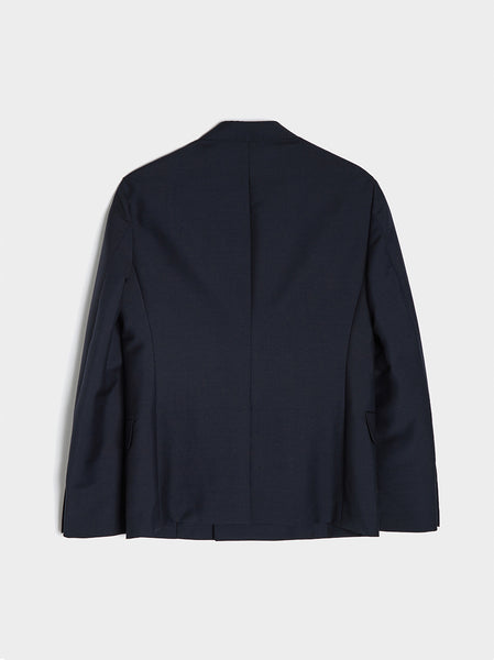 Double Breasted Light Jacket, Navy