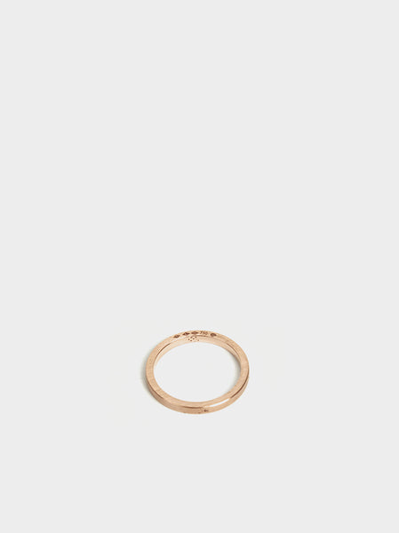 Ribbon Ring Le 5 Grammes, Brushed Red Gold